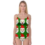 santa emoji emoticons Camisole Leotard 