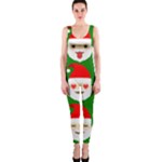 santa emoji emoticons OnePiece Catsuit