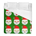 santa emoji emoticons Duvet Cover (Full/ Double Size)