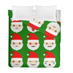 santa emoji emoticons Duvet Cover Double Side (Full/ Double Size)