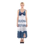 Xmas Buona Befana Sleeveless Maxi Dress