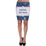 Xmas Buona Befana Bodycon Skirt