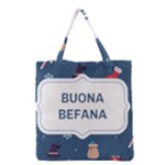 Xmas Buona Befana Grocery Tote Bag