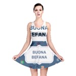 Xmas Buona Befana Reversible Skater Dress