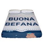 Xmas Buona Befana Fitted Sheet (King Size)