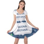 Xmas Buona Befana Cap Sleeve Dress