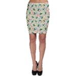 pop art christmas tree Bodycon Skirt