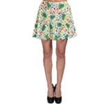 pop art christmas tree Skater Skirt