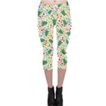 pop art christmas tree Capri Leggings 