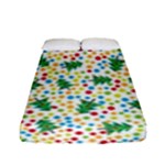 pop art christmas tree Fitted Sheet (Full/ Double Size)