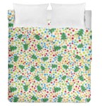 pop art christmas tree Duvet Cover Double Side (Queen Size)