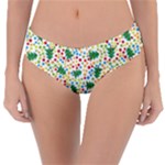 pop art christmas tree Reversible Classic Bikini Bottoms