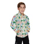 pop art christmas tree Wind Breaker (Kids)