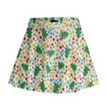 pop art christmas tree Mini Flare Skirt