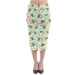 pop art christmas tree Midi Pencil Skirt