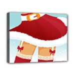 Sexy Mrs Santa Claus Canvas 10  x 8  (Stretched)