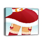 Sexy Mrs Santa Claus Deluxe Canvas 14  x 11  (Stretched)