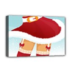 Sexy Mrs Santa Claus Deluxe Canvas 18  x 12  (Stretched)