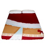 Sexy Mrs Santa Claus Fitted Sheet (Queen Size)