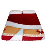 Sexy Mrs Santa Claus Fitted Sheet (California King Size)