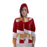 Sexy Mrs Santa Claus Hooded Wind Breaker (Women)