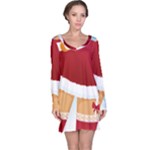 Sexy Mrs Santa Claus Long Sleeve Nightdress