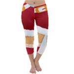 Sexy Mrs Santa Claus Capri Winter Leggings 