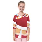 Sexy Mrs Santa Claus Kids  Quarter Sleeve Raglan Tee