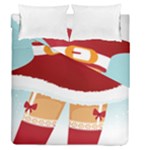 Sexy Mrs Santa Claus Duvet Cover Double Side (Queen Size)