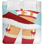 Sexy Mrs Santa Claus Duvet Cover Double Side (King Size)