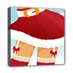 Sexy Mrs Santa Claus Mini Canvas 8  x 8  (Stretched)