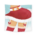 Sexy Mrs Santa Claus Square Tapestry (Small)