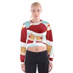 Sexy Mrs Santa Claus Cropped Sweatshirt