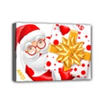 Santa Claus Happy New Year Mini Canvas 7  x 5  (Stretched)