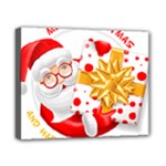 Santa Claus Happy New Year Canvas 10  x 8  (Stretched)