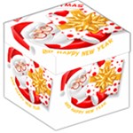 Santa Claus Happy New Year Storage Stool 12 