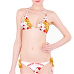 Santa Claus Happy New Year Bikini Set