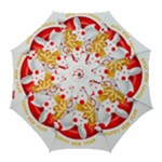 Santa Claus Happy New Year Golf Umbrella