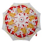 Santa Claus Happy New Year Hook Handle Umbrella (Medium)