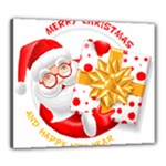 Santa Claus Happy New Year Canvas 24  x 20  (Stretched)