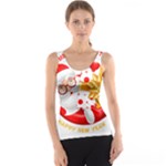 Santa Claus Happy New Year Tank Top