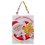 Santa Claus Happy New Year Classic Tote Bag