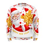 Santa Claus Happy New Year Men s Sweatshirt