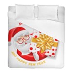 Santa Claus Happy New Year Duvet Cover (Full/ Double Size)