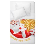 Santa Claus Happy New Year Duvet Cover (Single Size)