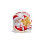 Santa Claus Happy New Year Drawstring Pouch (Small)