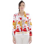 Santa Claus Happy New Year Wind Breaker (Women)