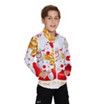 Santa Claus Happy New Year Wind Breaker (Kids)