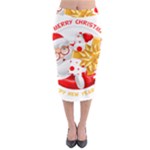 Santa Claus Happy New Year Midi Pencil Skirt