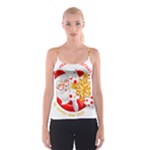 Santa Claus Happy New Year Spaghetti Strap Top